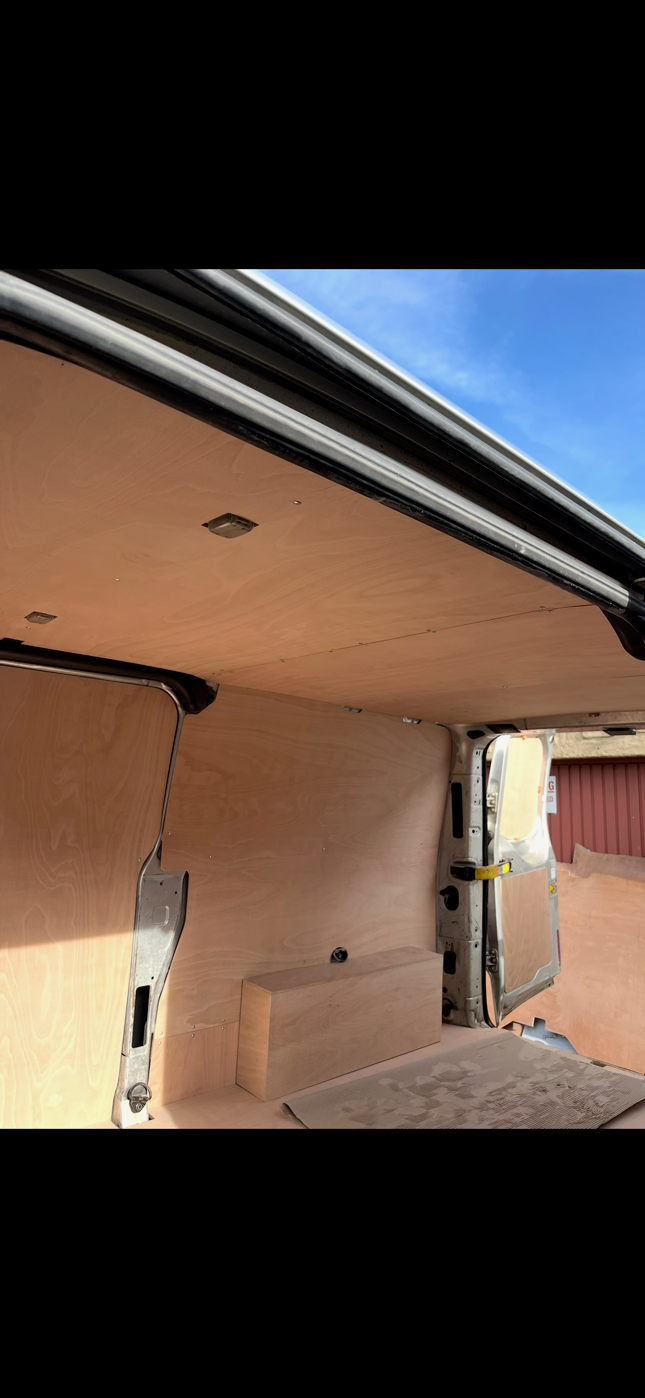 Transit Custom LWB Roof Lining 2013-2022 6mm Ply In 4 Pieces