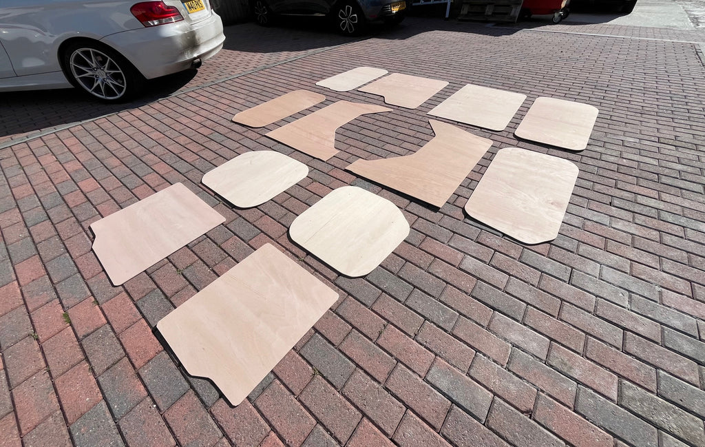Ford Transit Custom Ply Lining SWB 2013-2023 Full Kit Inset Panels