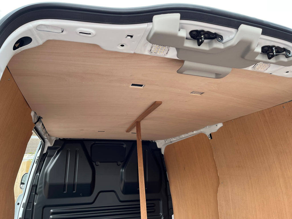 Transit Custom Ply Roof Lining 2023 on SWB Roof Panels Kit 6mm Brand New Shape