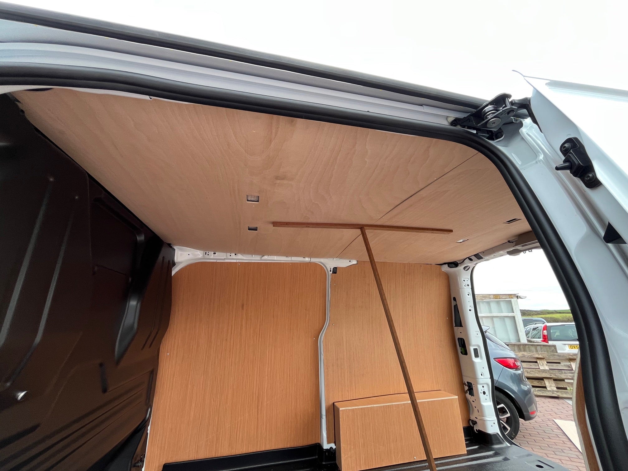 Transit Custom Ply Roof Lining 2023 on SWB Roof Panels Kit 6mm Brand New Shape