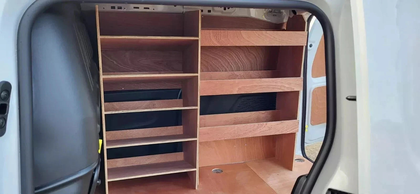 Citroen Berlingo Driver Side Shelving Unit Drill box Shelving 2 Unit SWB 2018 on