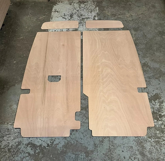 VW Crafter Back Door Ply Lining Panels Full Doors Only 6mm 2017 on no door latch